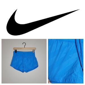 Nike Blue Lightening Print Athletic‎ Shorts Size XS